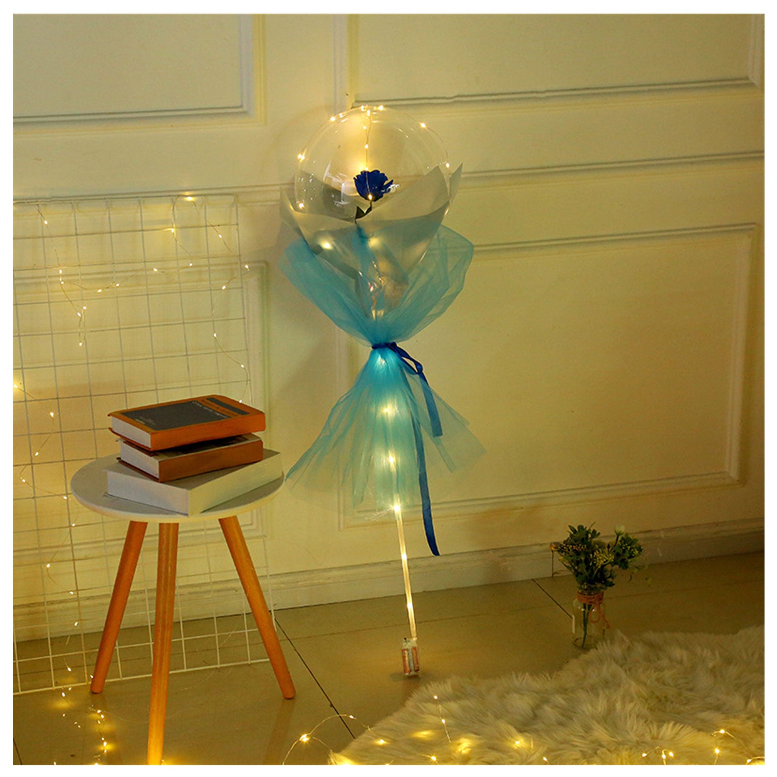 Luminous Balloon Rose Bouquet