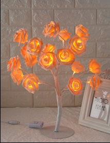 Rose Flower Tree LED Lamp