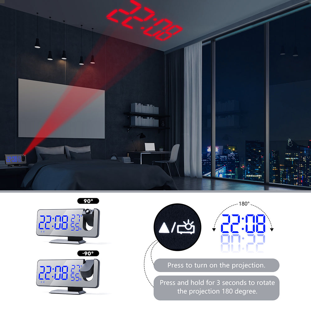 Radio Projection Alarm Clock