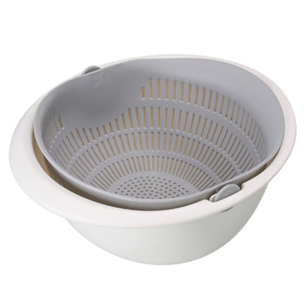 Double Drain Basket Bowl