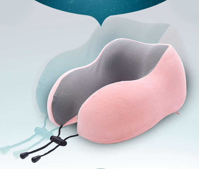 Memory Foam Travel Pillow Kit