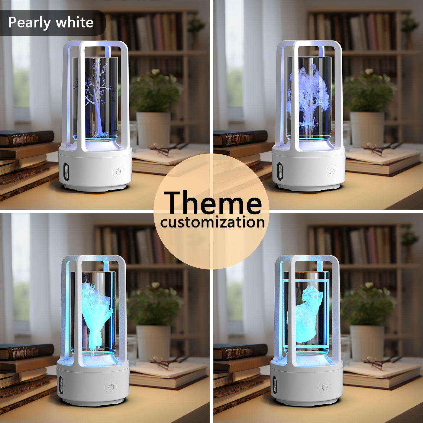 Valentine 2 In 1 Audio Acrylic Lamp