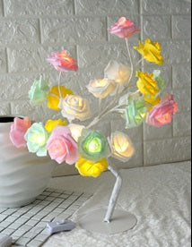 Rose Flower Tree LED Lamp