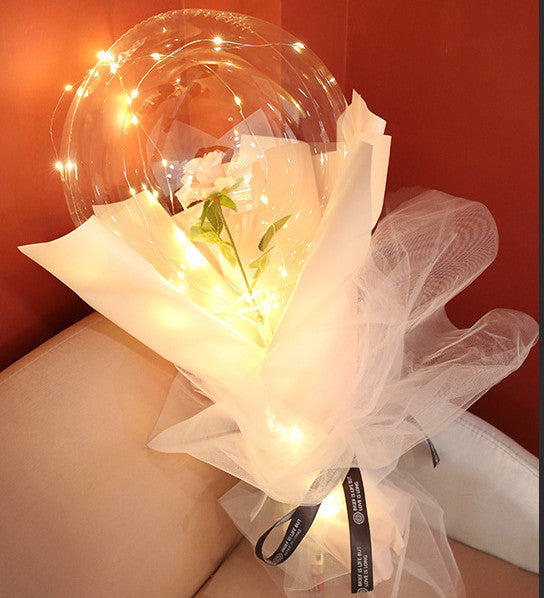 Luminous Balloon Rose Bouquet