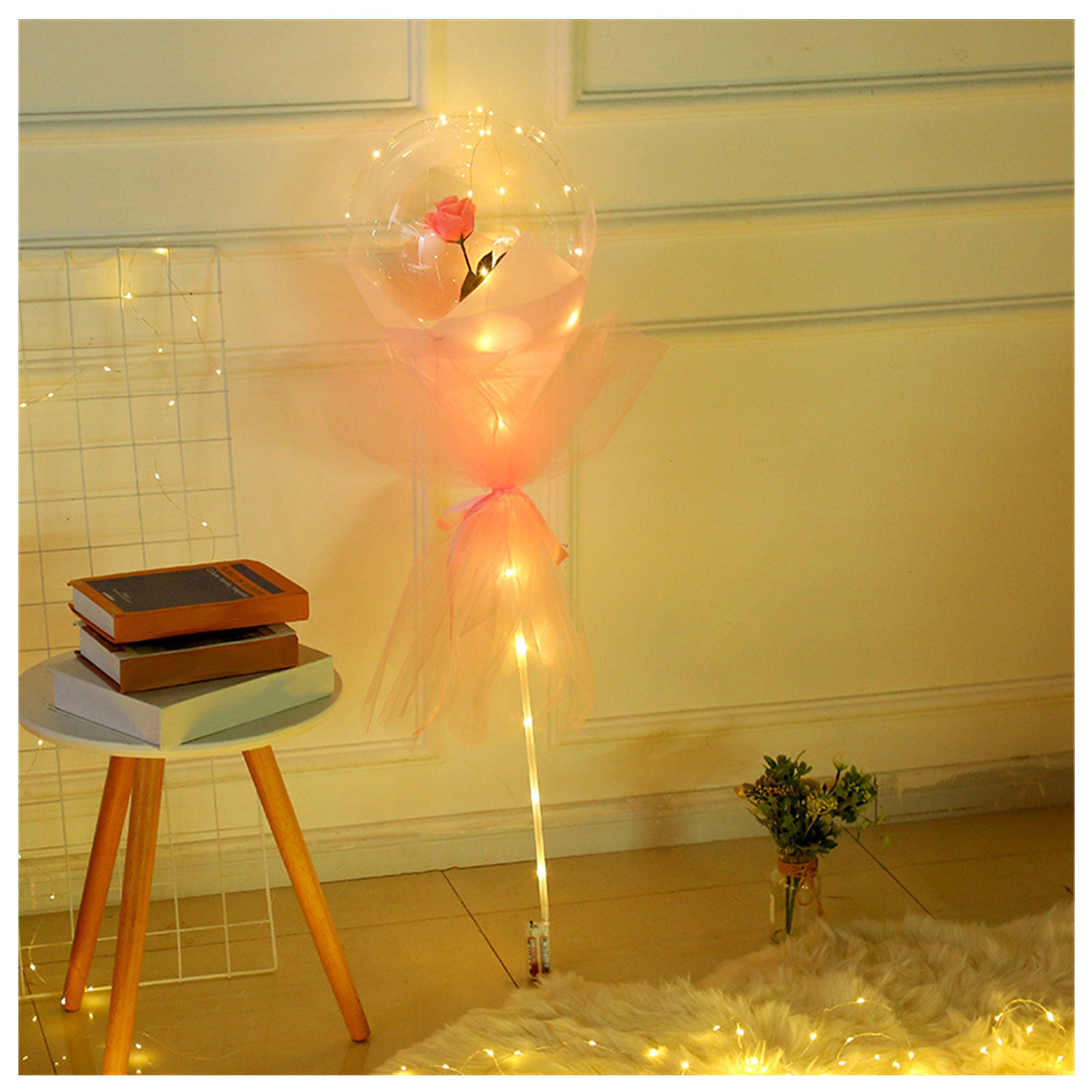 Luminous Balloon Rose Bouquet