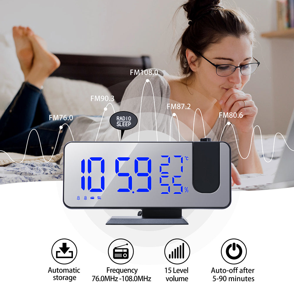 Radio Projection Alarm Clock